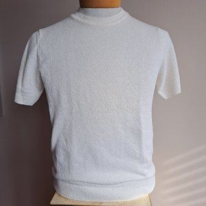 New Lorenzoni Men's Italian Short Sleeved Shirt Top Size 48 / S